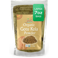 Jiva Organics Gotu Kola Powder (Centella Asiatica) 7 Ounce (200g) - Raw, Vegan, Non-GMO