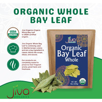 Jiva Organic Bay Leaves Whole 8 Ounce Bulk Bag