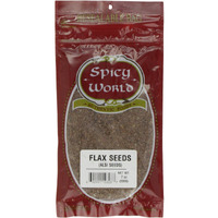 Spicy World Flax Seeds, 7 Ounce Pouch