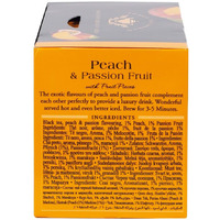 Ahmad Tea Black Tea, Peach & Passion Fruit Teabags, 20 ct (Pack of 1) - Caffeinated & Sugar-Free