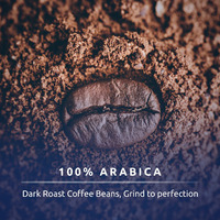 Caf Najjar, Turkish Coffee, 200gr , 100% Arabica Coffee Beans, Ground Coffee, Dark Roast, Lebanese Coffee, Arabic Coffee, Coffee Beverages, Works with Turkish Coffee Machine.