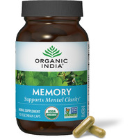 Organic India Memory Supplement, Mental Clarity - 1 Each - 90 VCAP