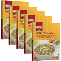 Ashoka Ready to Eat Indian Meals Since 1932, 100% Vegetarian Fenugreek Leaves and Green Peas Curry, All-Natural Indian Food, Plant-Based, Gluten-Free and with No Preservatives, 10 Ounce (Pack of 10)