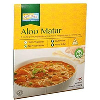 Ashoka Aloo Matar - (mildy spiced preparation with potatoes and green peas in a creamy gravy) - 280g - (pack of 3)