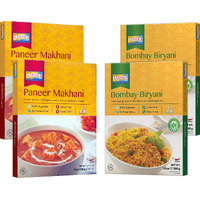 Ashoka - RTE (Combo #1) Paneer Makhani & Bombay Biryani (4 Pack) 10oz x 4, Ready to Eat Meals