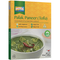 Ashoka Entrees 1932, Plant-Based Tofu & Spinach Curry, All-Natural, Ready to Eat Meals, Palak Paneer, Great for Offices, Healthy Work Lunch, Instant Meals with No Preservatives, Pack of 1