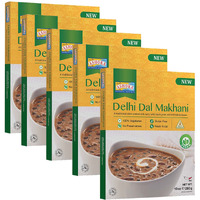 Ashoka Ready to Eat Since 1932, All-Natural, Black Gram & Kidney Beans, Great for the Outdoors, Heat & Serve Travel Friendly Box, Plant-Based, Gluten-Free & with No Preservatives, Vegan Pack of 10