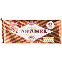 Tunnocks Milk Chocolate Caramel Wafer Biscuit 8 Pack 30g (Pack of 4)