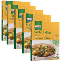 Ashoka Ready to Eat Indian Meals Since 1932, 100% Vegan Mixed Vegetable Curry, All-Natural Traditionally Cooked Indian Food, Plant-Based, Gluten-Free and with No Preservatives, 10 Ounce (Pack of 10)