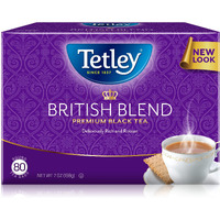 Tetley British Blend Premium Black Tea Bags, 80 Tea Bags