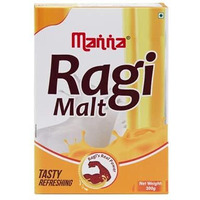 Manna Ragi Malt - 200 gms -TWIN PACK - PACK OF 2 (200 gms X 2 )