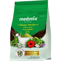 Medimix Ayurvedic Henna Powder with 18 Herbs for Soft and Shiny Har (400 grams / 14.10 oz)