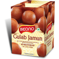 BIKano Gulab Jamun-1 Kg-Bikaneri Namkeen Indian Traditional Snacks & Sweet-No Preservatives-Sweets Gourmet Gift Box