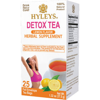 Hyleys Detox Tea for Cleanse - Black Tea with Lemon - 25 Tea Bags (1 Pack)