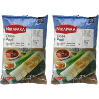 Nirapara Dosa Podi Indian Flour (2 Pack, Total of 2kg)