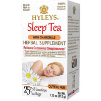 Hyleys Sleep Chamomile Herbal Tea - 25 Tea Bags (Caffeine Free, Gmo Free, Gluten Free, Dairy Free, Sugar Free & 100% Natural, Decaf) Relax, Calming