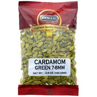 HEMANI Whole Green Cardamom Pods - 3.5 OZ (100g) - For Cooking & Baking