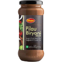 Shan Pilau Biryani Cooking Sauce 12.3oz (350g) - Simmer Sauce for Mughal Style Meat Pilaf - Easy to Cook Delicious Meal at Home - Suitable for Vegetarians