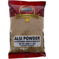 Flax Seeds Powder (Alsi, Linum usitatissimum) - 200g (7.1 oz) | All Natural, Gluten Friendly & Non-GMO - Vegan - Indian Origin