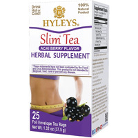 Hyleys Slim Tea Acai Berry Flavor - Weight Loss Herbal Supplement Cleanse and Detox - 25 Tea Bags (1 Pack)