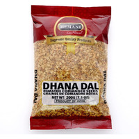 HEMANI Dhana Dal - Roasted Coriander Seeds - 200g (7.1 oz) - All Natural - Vegan - No Colors - Gluten Free Ingredients - NON-GMO - Indian Spice