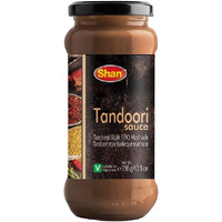 Shan Tandoori Cooking Sauce 12.3oz (350g) - Simmer Sauce for Tandoori Style BBQ Marinade - Easy to Cook Delicious Meal at Home - Suitable for Vegetarians