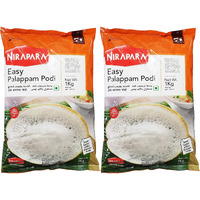 Nirapara Easy Palappam Podi Indian Flour (2 Pack, Total of 2kg)