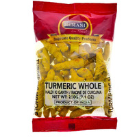 HEMANI Whole Turmeric Root (Curcumin) 7.1 OZ (200g) - Product of India