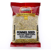 HEMANI Fennel Seed (Saunf Sabut) Indian Spice 200G (7.1 OZ) All Natural - Supreme Quality - Gluten Free Ingredients - NON-GMO - Vegan - India Origin