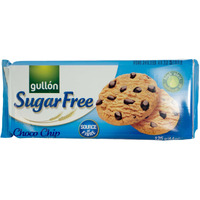 Gulln | Sugar Free Choco Chip Biscuits | 4 x 125g | Pack of 4