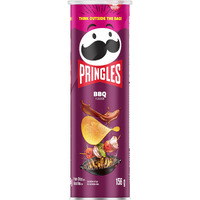 Pringles BBQ Flavor Potato Chips, 156g, (Imported from Canada)