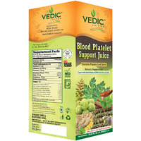 Vedic Juice Papaya Leaf + Flavor Papaya - Blood Platelet Juice - Supports Immune & Digestive Enzyme Health - 33.8oz, Ideal for Daily Use