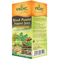 Vedic Juice Papaya Leaf + Flavor Papaya - Blood Platelet Juice - Supports Immune & Digestive Enzyme Health - 33.8oz, Ideal for Daily Use