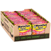 Maruchan Ramen Lime Chili Shrimp Flavor, 3.0 Oz, Pack of 24