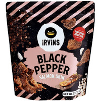 IRVINS Salted Egg Black Pepper Salmon Skin Chips Crisps 105g