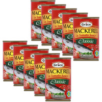 Grace Mackerel in Tomato Sauce (Classic) 10 Pack x 5.5oz