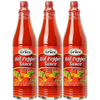 Grace Hot Pepper Sauce 6 FL Oz 3pk