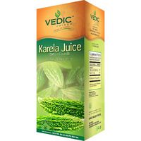 (Pack of 3) Vedic Karela Juice Bitter Gourd (500ml) 16.9 Fl oz