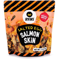 IRVINS Salted Egg Salmon Skin 50g, 1.7637 Ounce