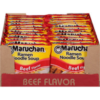 Maruchan Ramen Beef, 3 Ounce, Pack of 24