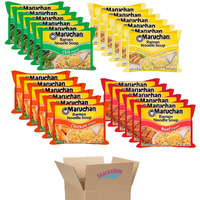 Ramen Noodle Soup Variety, 4 Flavors, 3 Ounce, 6 Packages each Flavor, Total 24 Packages