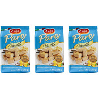 Gastone Lago Party Wafers With Vanilla Cream Filling 8.82 oz, 250g (Pack of 3)