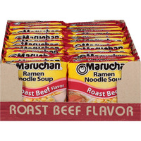 Maruchan Ramen Roast Beef, 3 Oz, Pack of 24