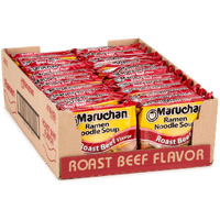 Maruchan Ramen Roast Beef, 3 Oz, Pack of 24