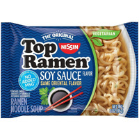 Nissin Top Ramen Soy Sauce, 3 Ounce (Pack of 12)