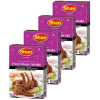 Shan - Fried Chops/Steak Seasoning Mix (50g) - Spice Packets for Spicy Fried Meat (Pack of 4)