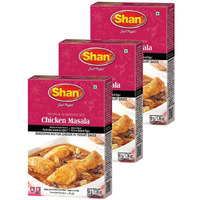 Shan - Chicken Masala Seasoning Mix (50g) - Seasoning Packets for Chicken in Yogurt Sauce (Pack of 3)