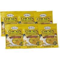 Grace Chicken Flavored Soup Mix Country Style Seasoned (6 Pack, Total of 360g)