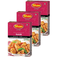 Shan - Karahi Seasoning Mix (50g) - Spice Packets for Karahi Masala (Pack of 3)