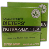 Triple Leaves Brand Nutra-Slim Tea (30 Tea Bags), Regular Strength Dieters Tea - Dietary Detox Tea